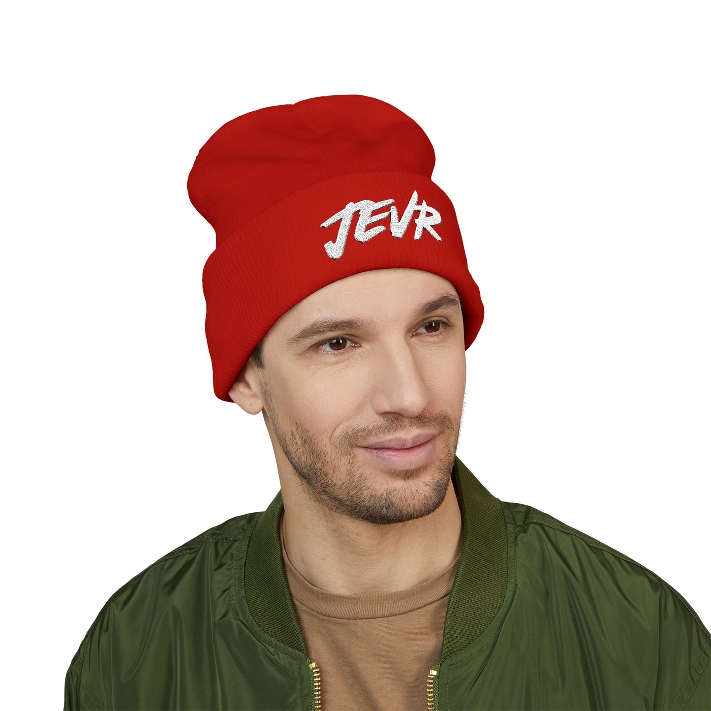Official JEVR Classic Cuffed Embroidered Beanie