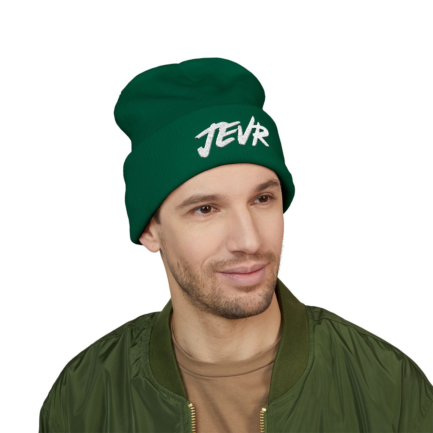 Official JEVR Classic Cuffed Embroidered Beanie