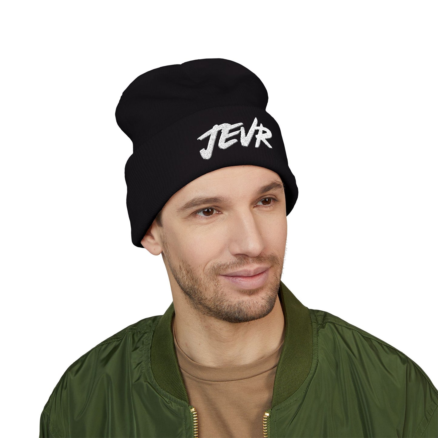 Official JEVR Classic Cuffed Embroidered Beanie