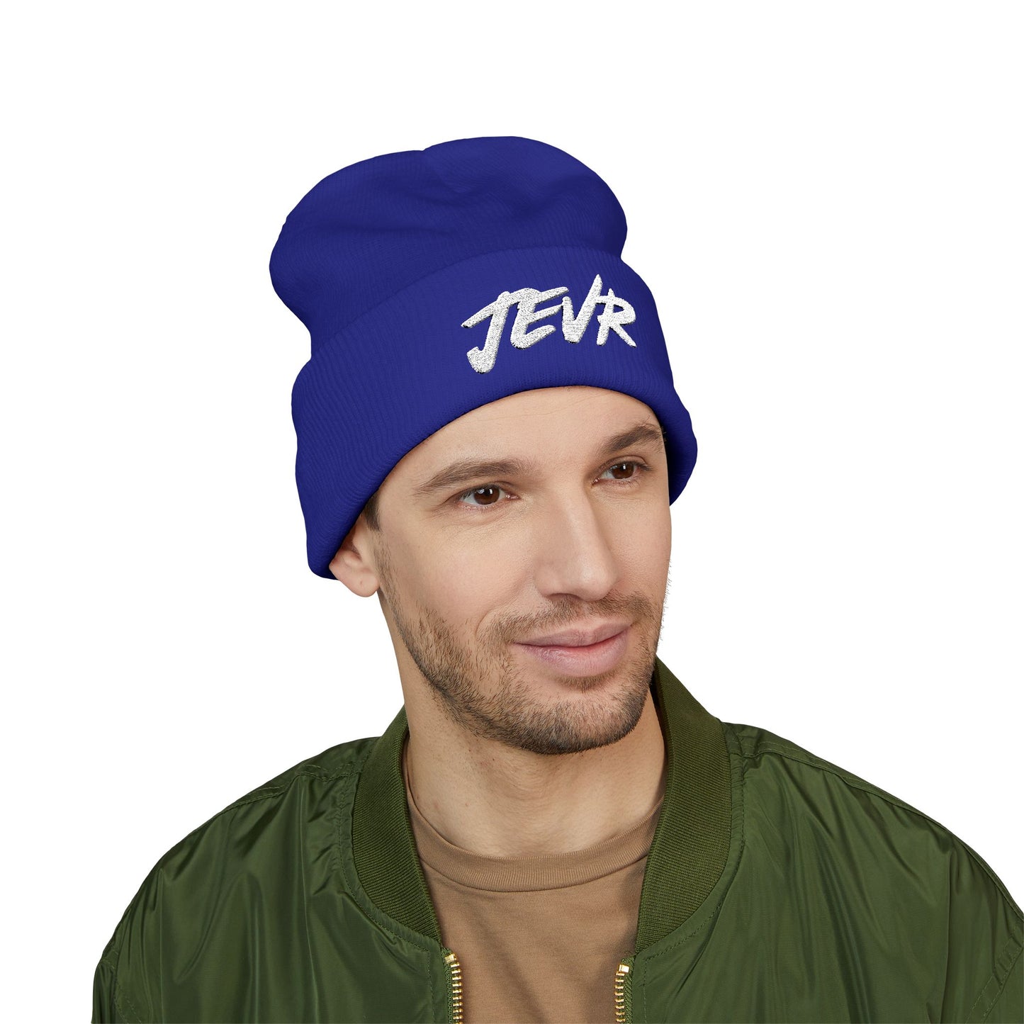 Official JEVR Classic Cuffed Embroidered Beanie