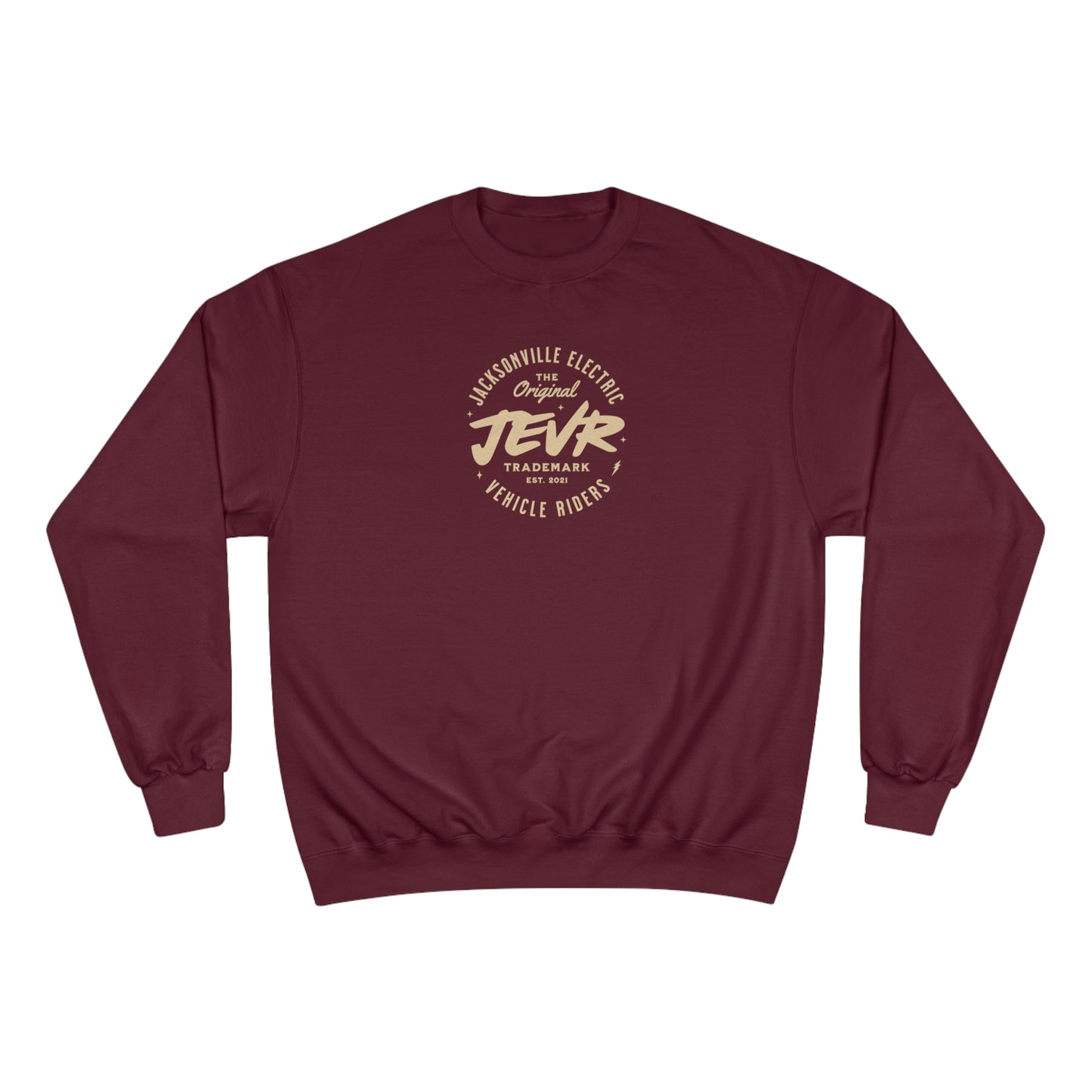 Official JEVR Emblem Champion Brand Sweatshirt (10 Colors)