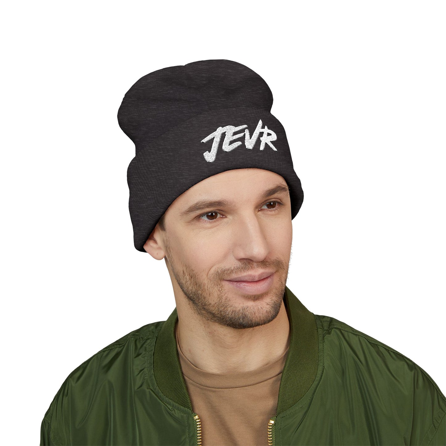 Official JEVR Classic Cuffed Embroidered Beanie