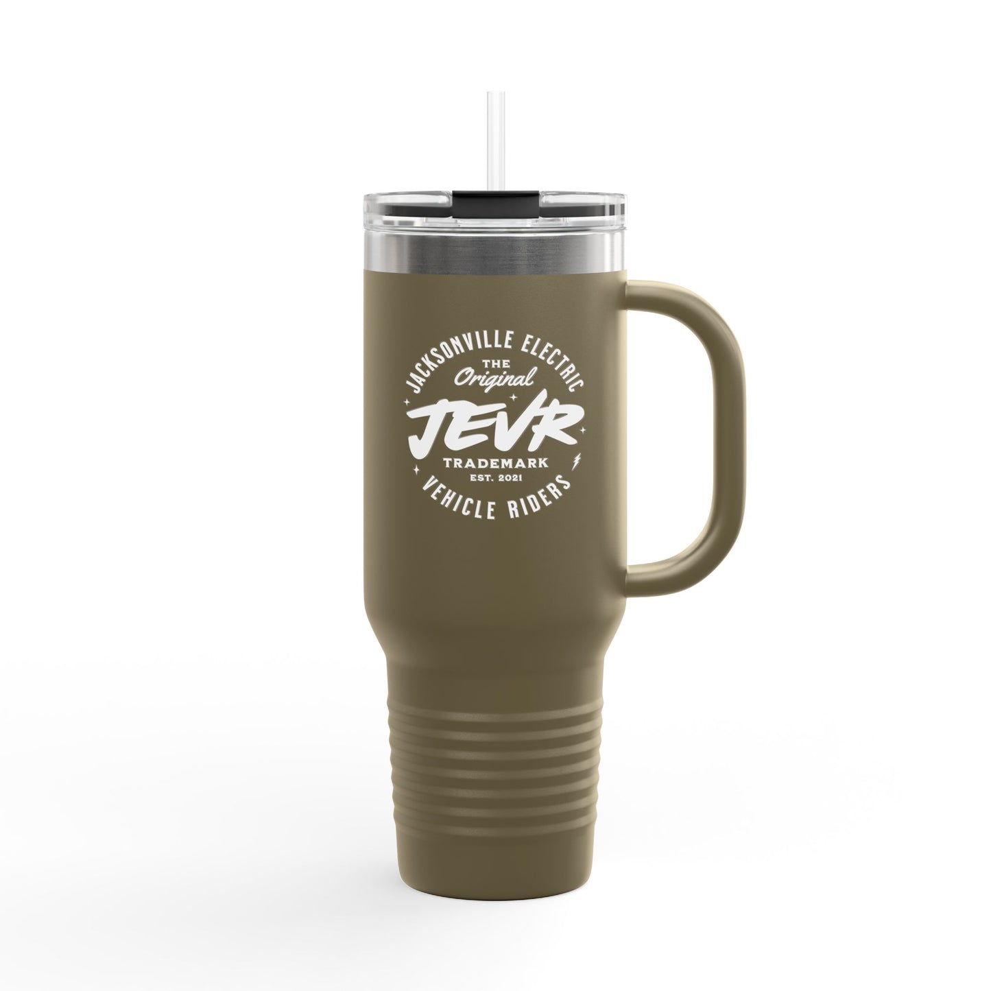 Official JEVR Insulated Travel Mug, 40oz