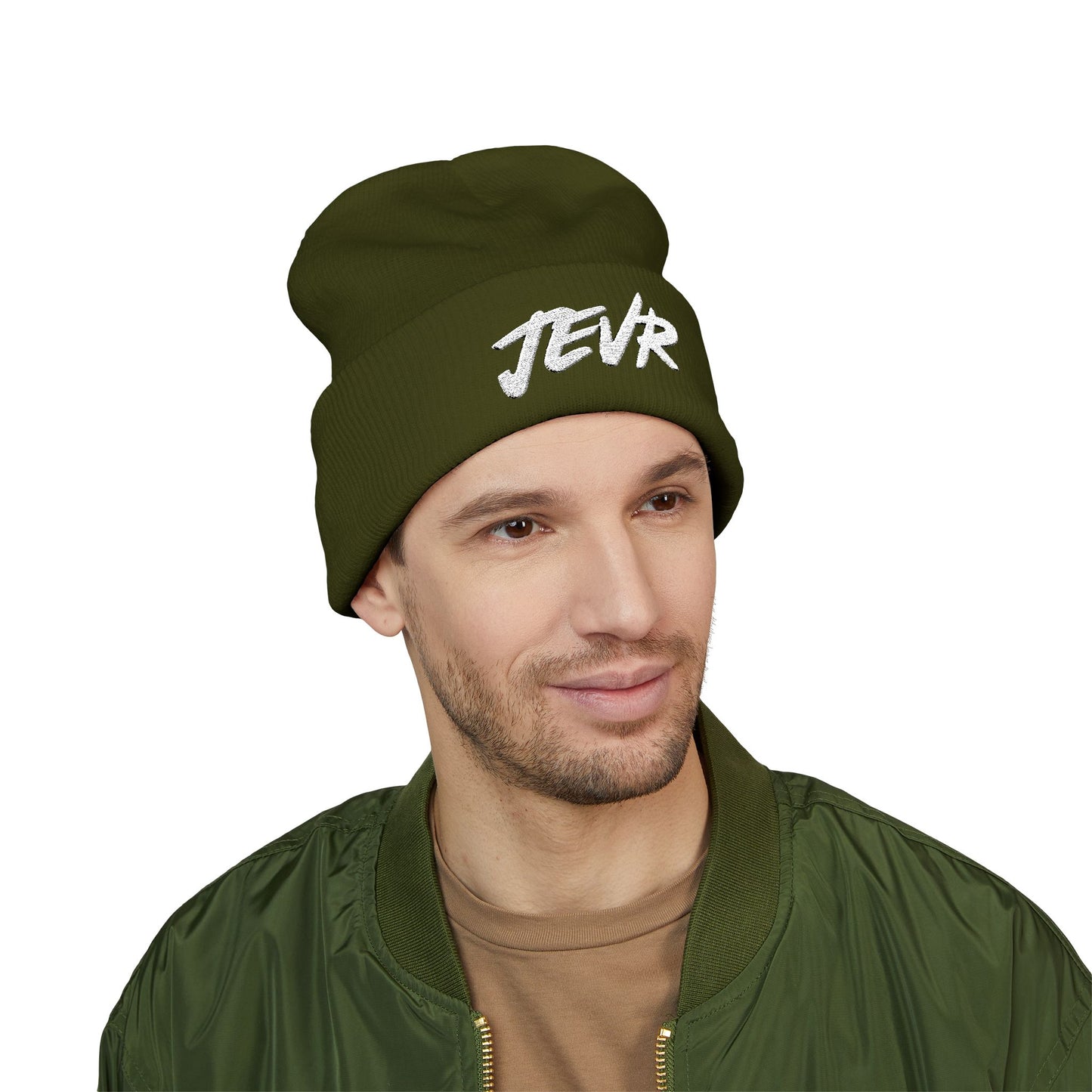 Official JEVR Classic Cuffed Embroidered Beanie